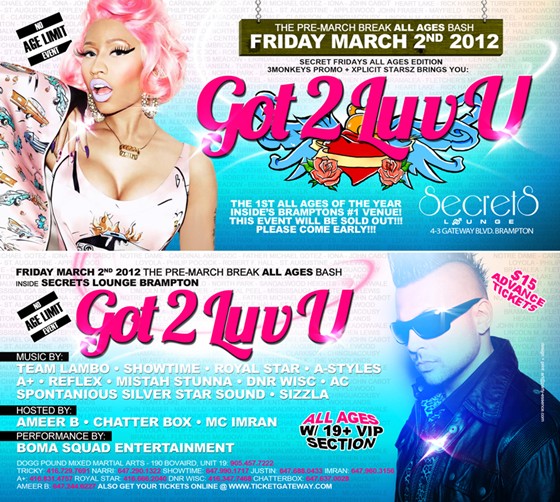 Print Design: Got 2 Luv U